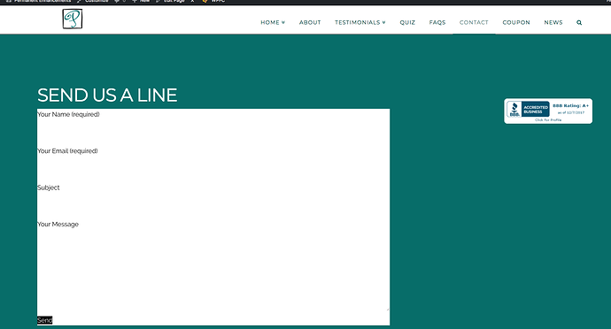 please help with background color of contact form support apex forum form background color